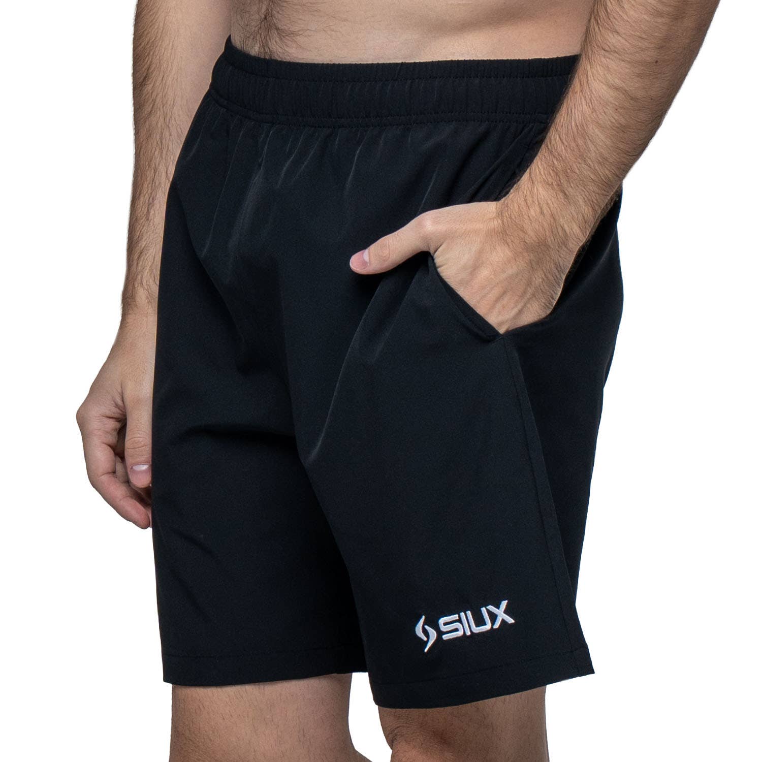 PANTALÓN CORTO SIUX MATCH 26 NEGRO