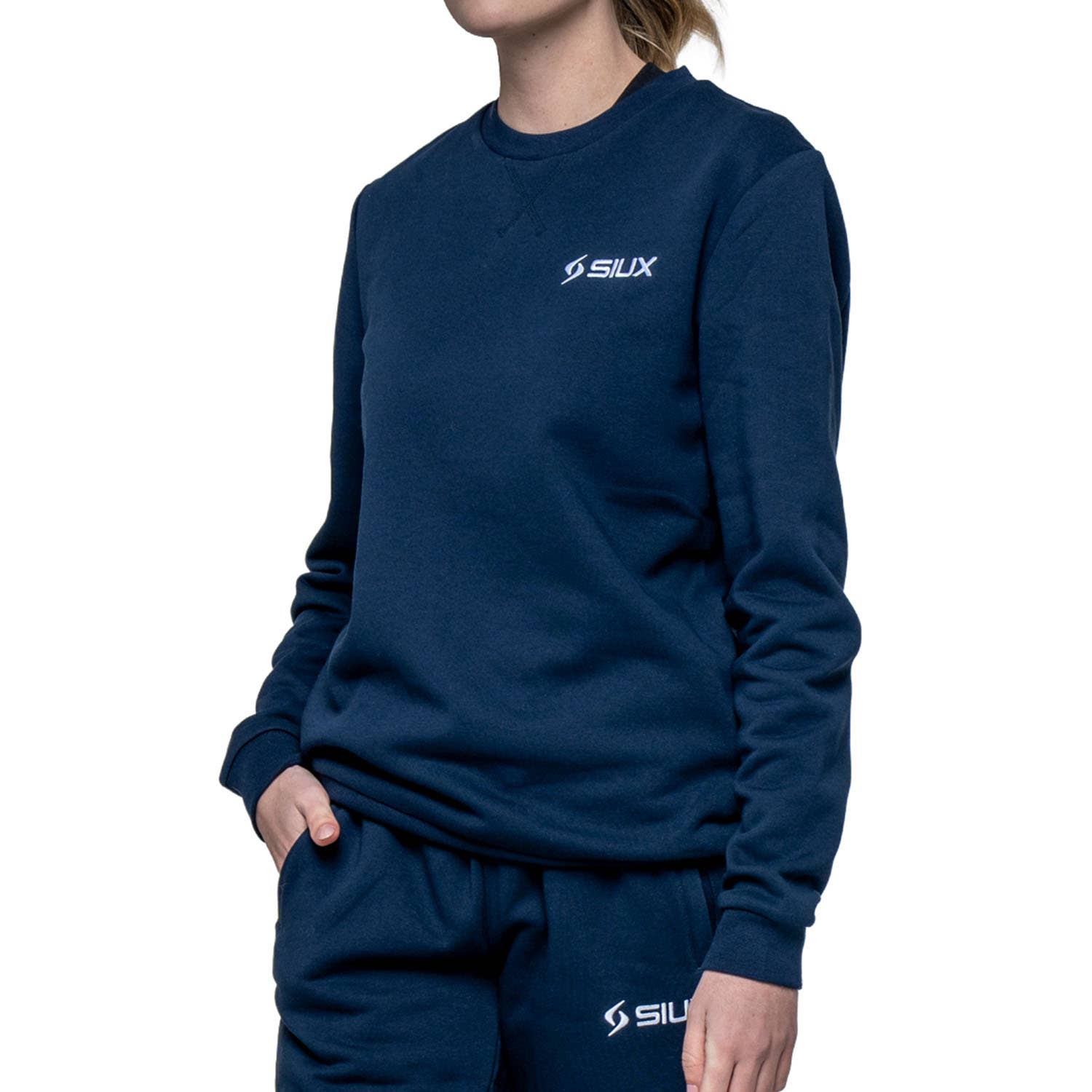 SUDADERA SIUX BASIC 26 LIGHT/AZUL/BLANCO