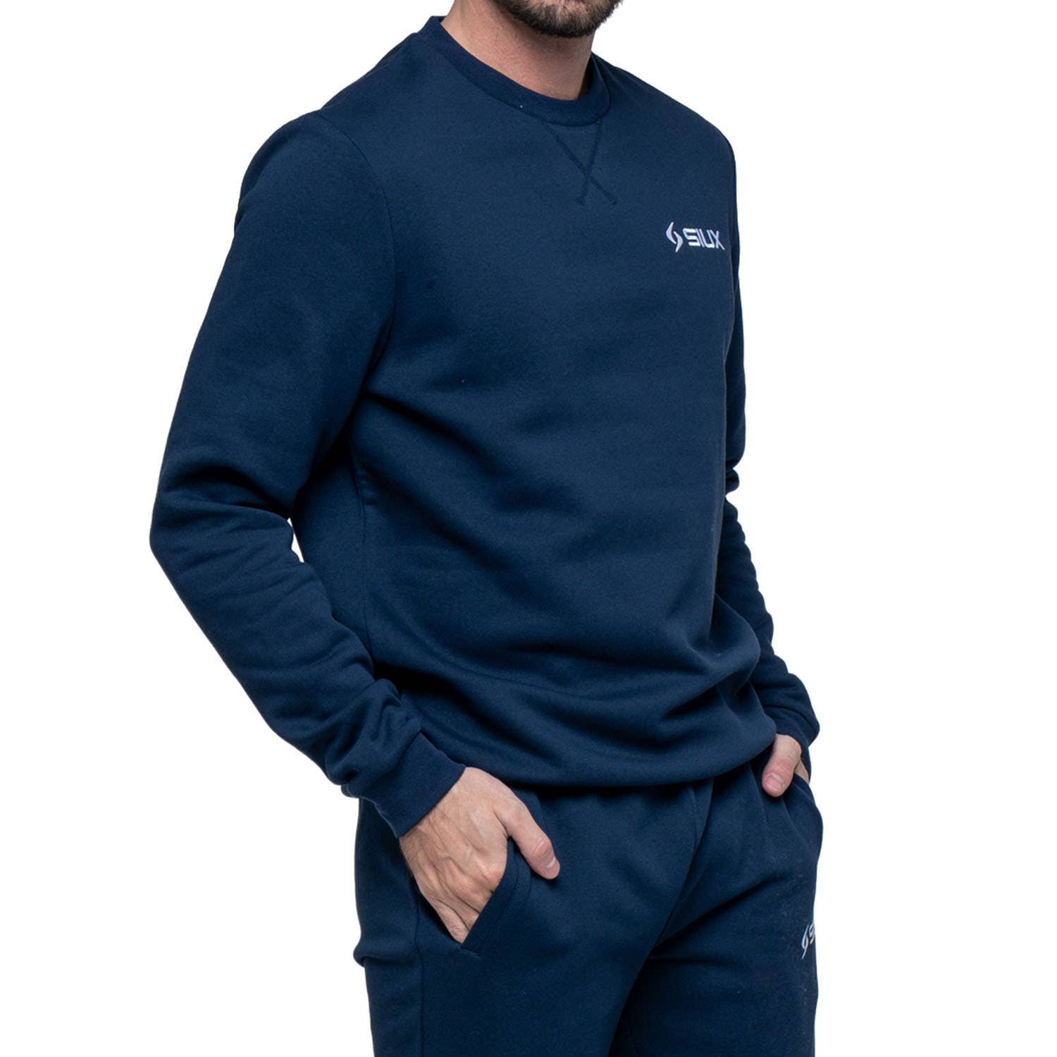 SUDADERA SIUX BASIC 26 LIGHT/AZUL/BLANCO