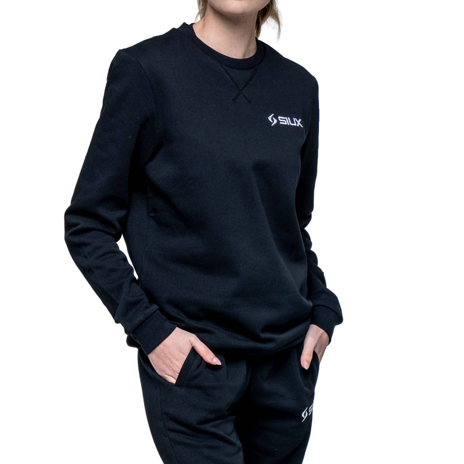 SUDADERA SIUX BASIC 26 NEGRO