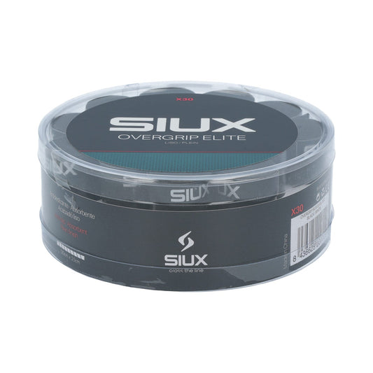 CUBO 30 UDS OVERGRIP SIUX ELITE BLANCO/NEGRO