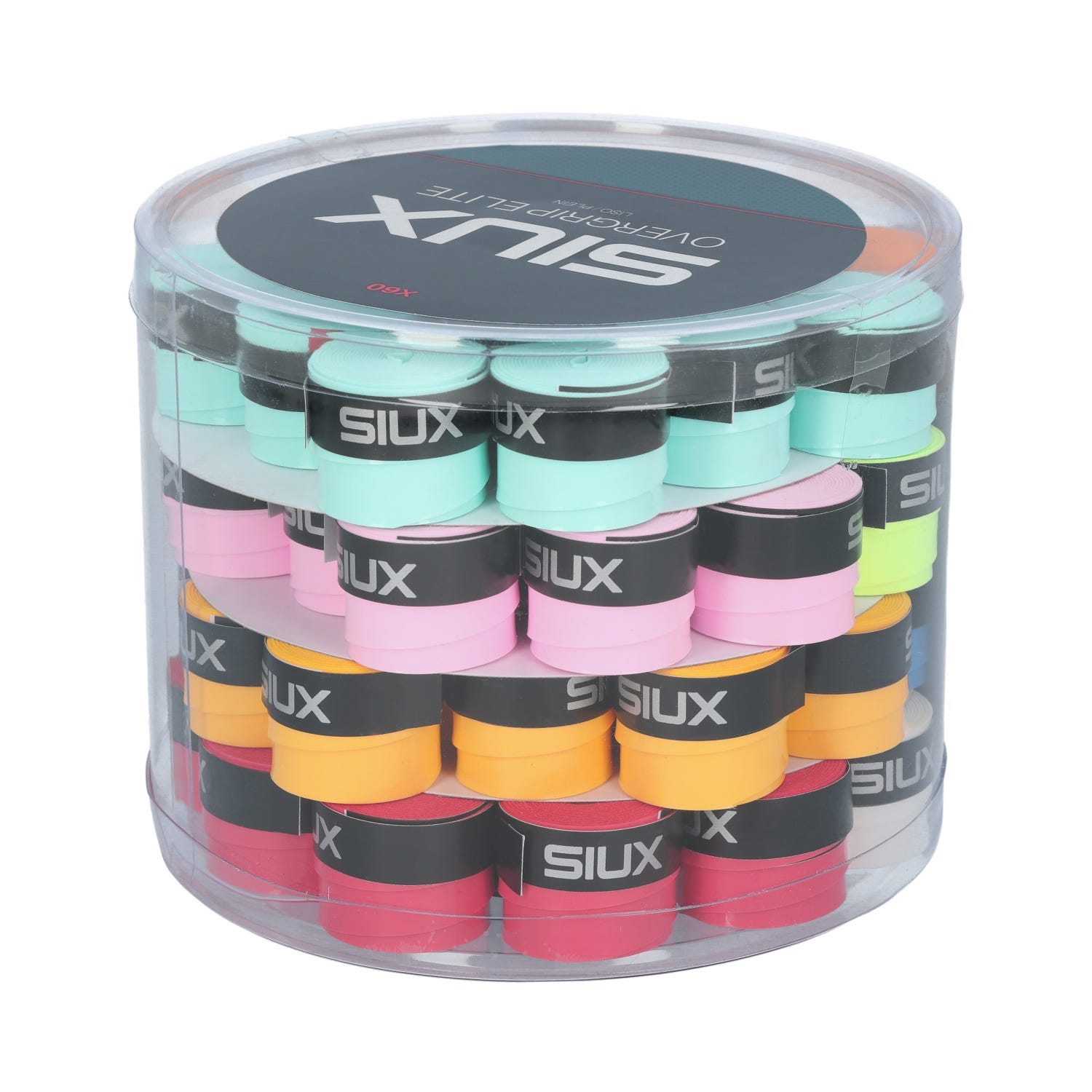 CUBO 60 UDS OVERGRIP SIUX ELITE MULTICOLOR
