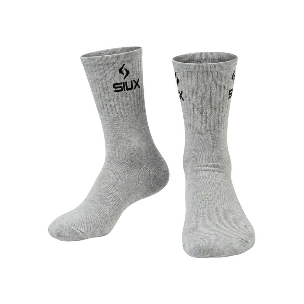 PACK 3 CALCETINES SIUX BASIC 26 CAÑA ALTA GRIS