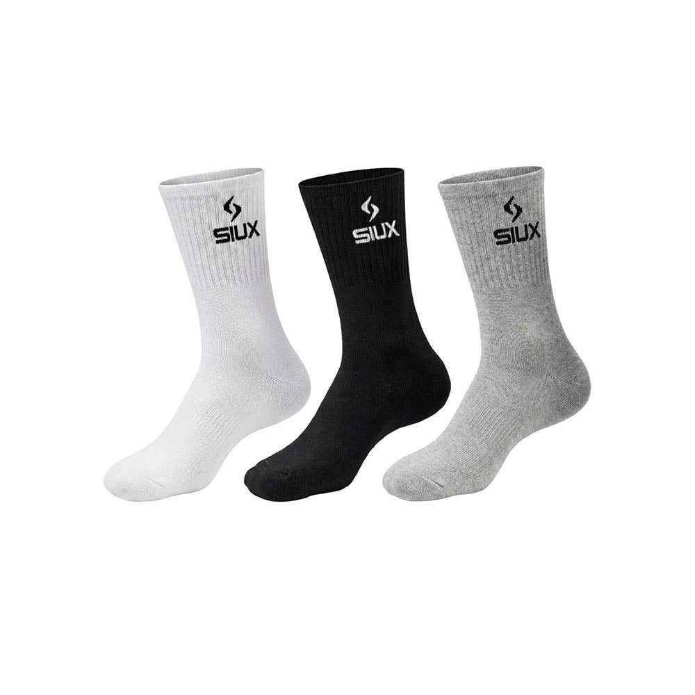 PACK 3 CALCETINES SIUX BASIC 26 CAÑA ALTA MIX