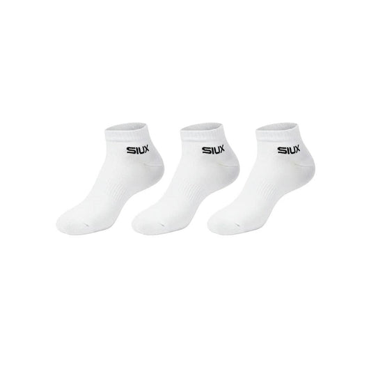 PACK 3 CALCETINES SIUX BASIC 26 CAÑA CORTA BLANCO
