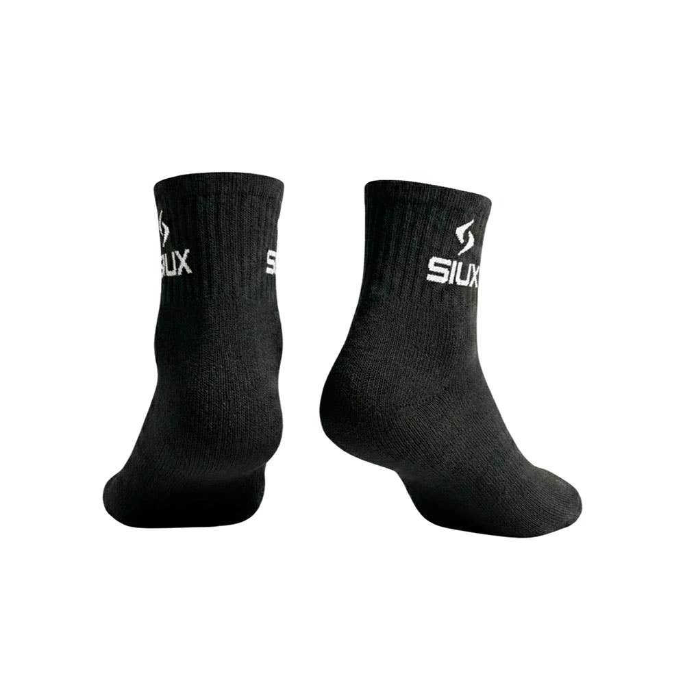 PACK 3 CALCETINES SIUX BASIC 26 CAÑA MEDIA NEGRO
