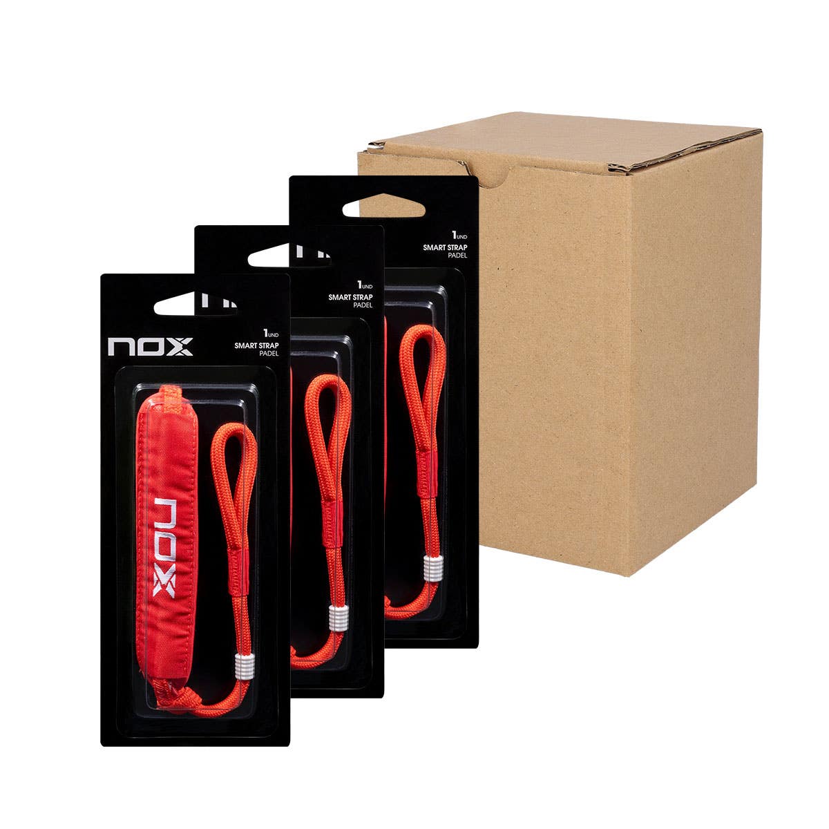 CAJA 6 UDS. SMARTSTRAP NOX LUXURY ROJO