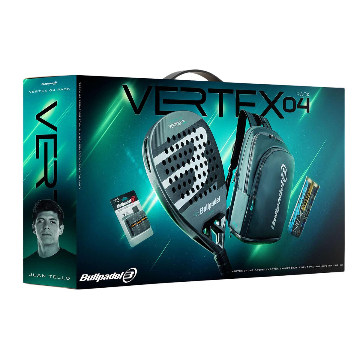 PACK BULLPADEL VERTEX 04 COMFORT