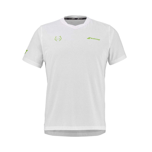 CAMISETA BABOLAT JUAN LEBRÓN BLANCO