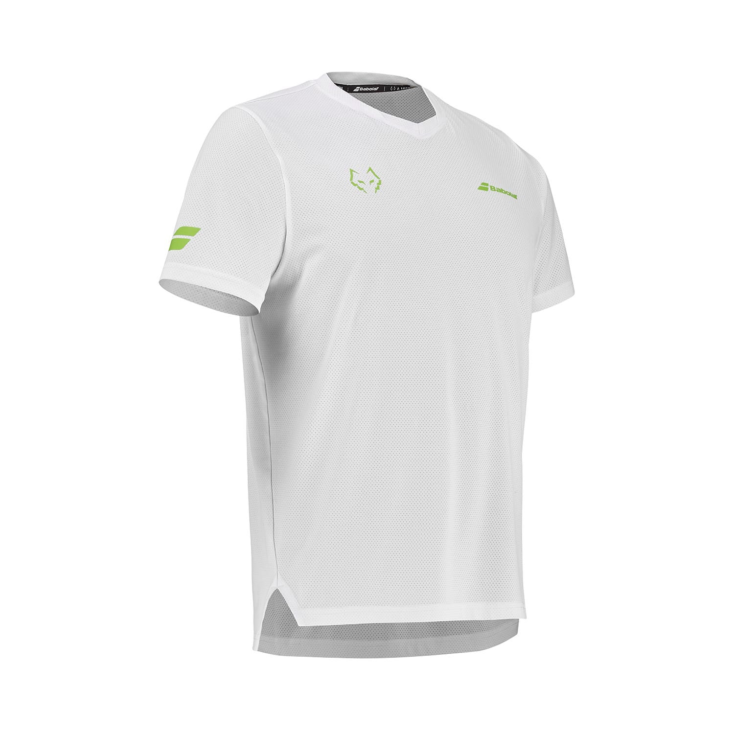 CAMISETA BABOLAT JUAN LEBRÓN BLANCO
