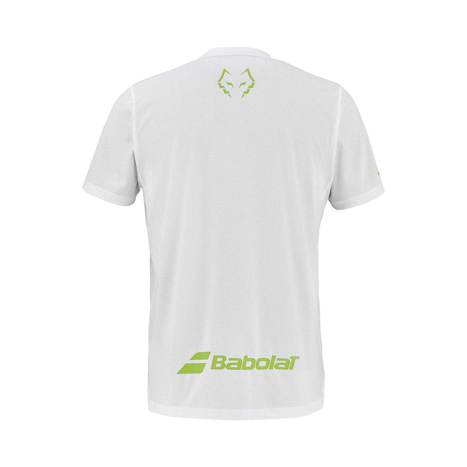 CAMISETA BABOLAT JUAN LEBRÓN BLANCO