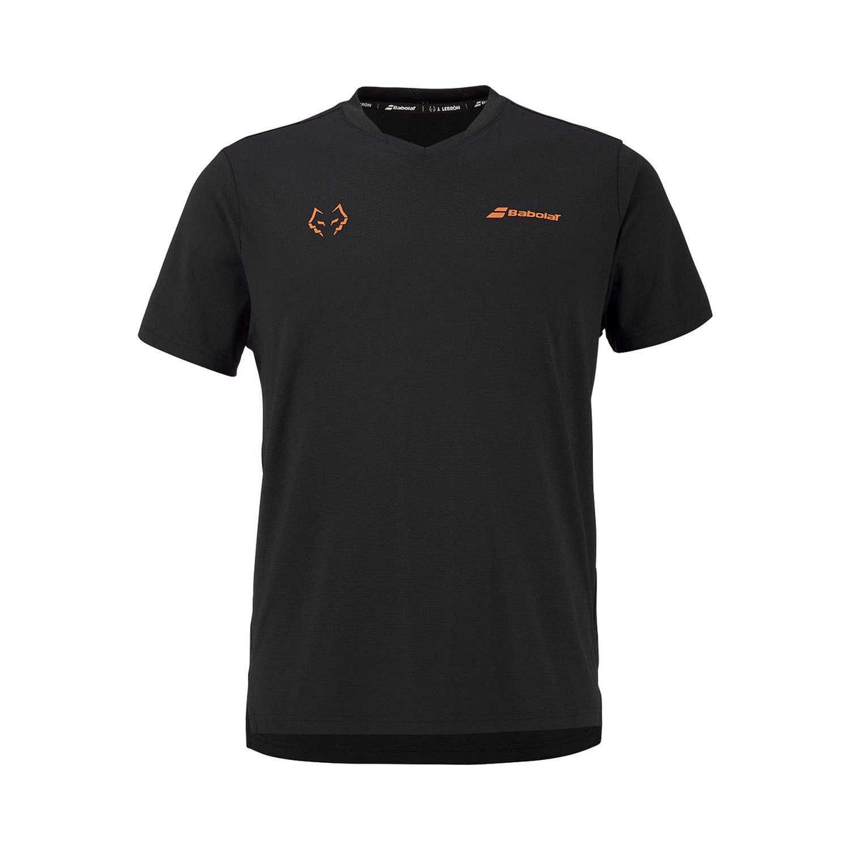 CAMISETA BABOLAT JUAN LEBRÓN NEGRO