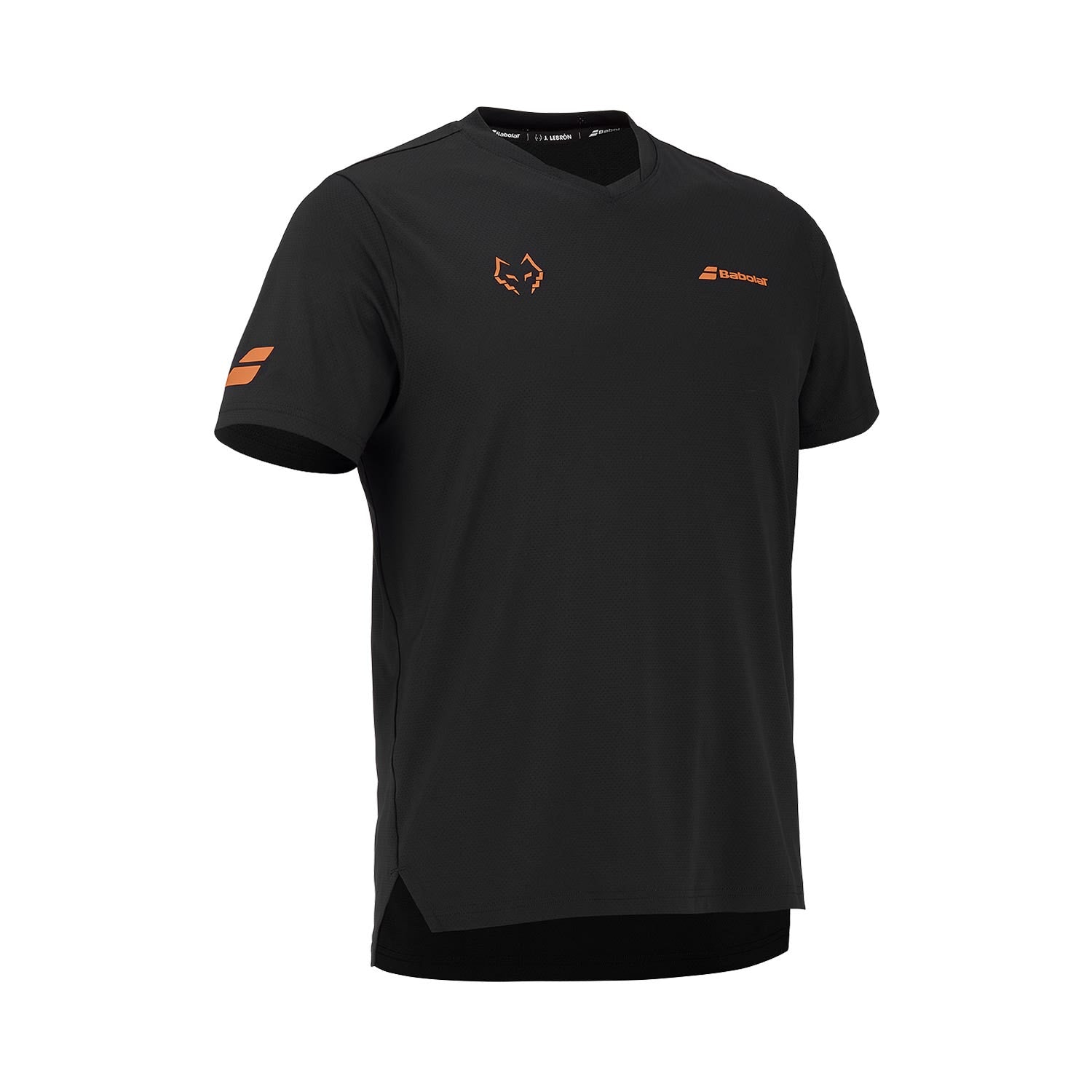 CAMISETA BABOLAT JUAN LEBRÓN NEGRO