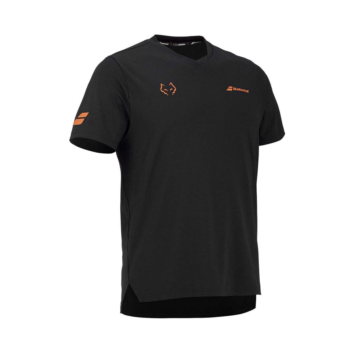 CAMISETA BABOLAT JUAN LEBRÓN NEGRO