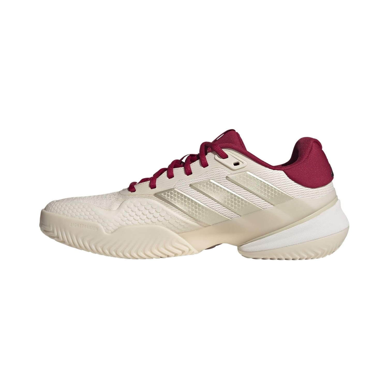 ADIDAS BARRICADE 14 BEIGE/ROJO JS2561