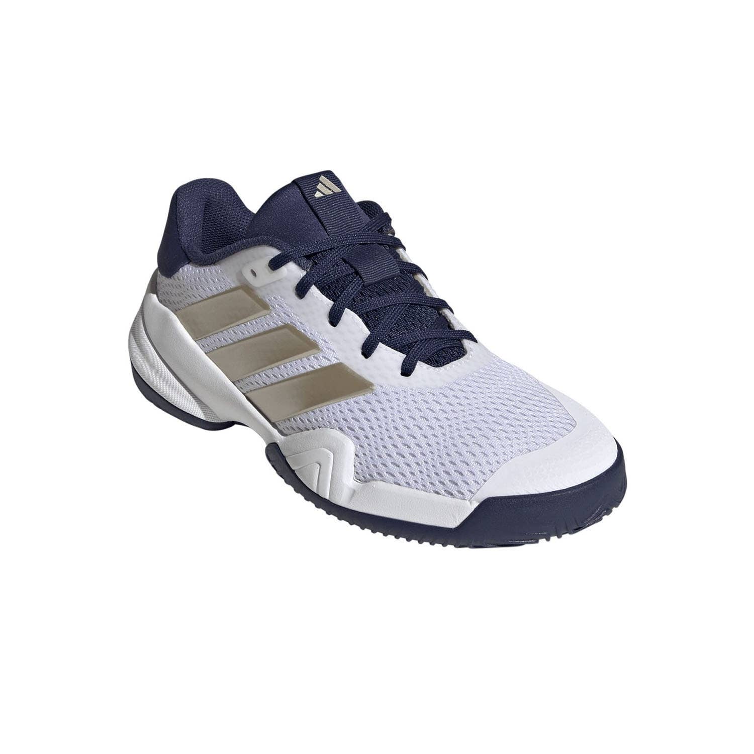 ADIDAS BARRICADE K BLANCO/MARINO JUNIOR JR4448