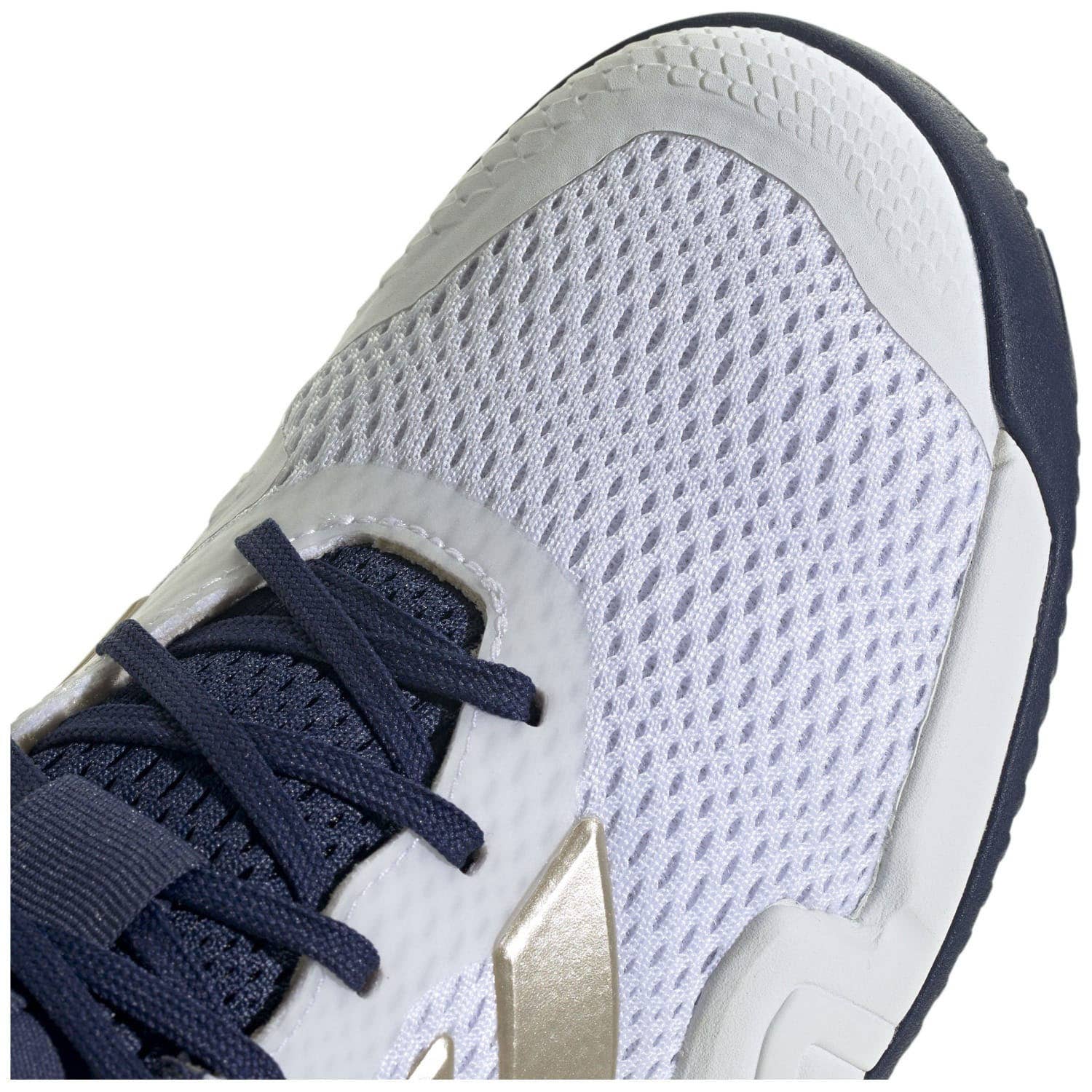 ADIDAS BARRICADE K BLANCO/MARINO JUNIOR JR4448