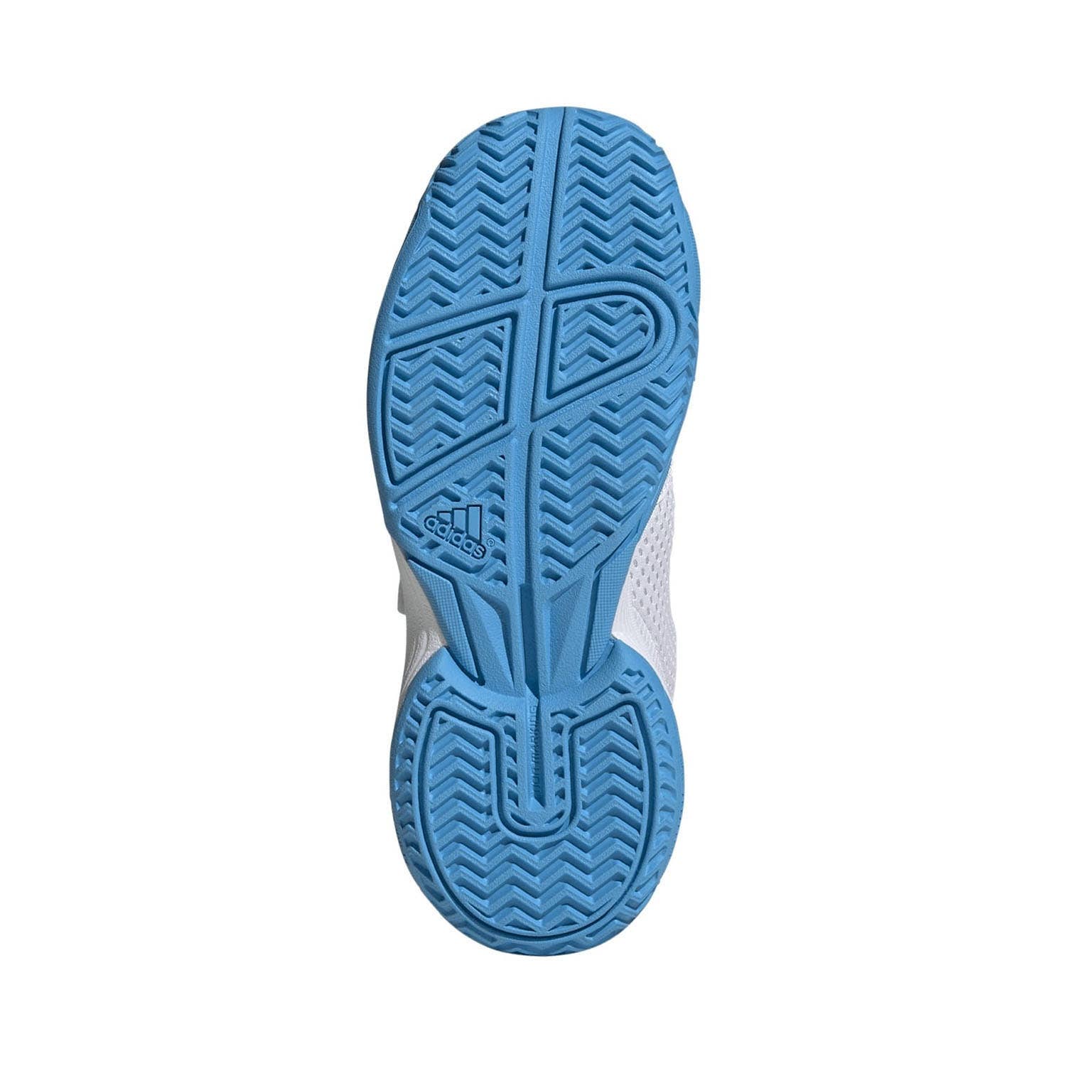 ADIDAS COURTFLASH CF CLAY BLANCO/AZUL JUNIOR JP6686
