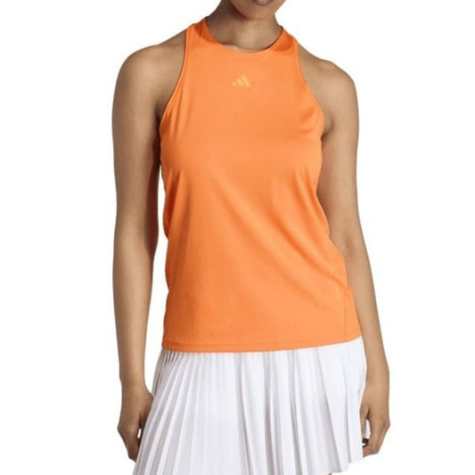 Camiseta Adidas Club Mujer Naranja