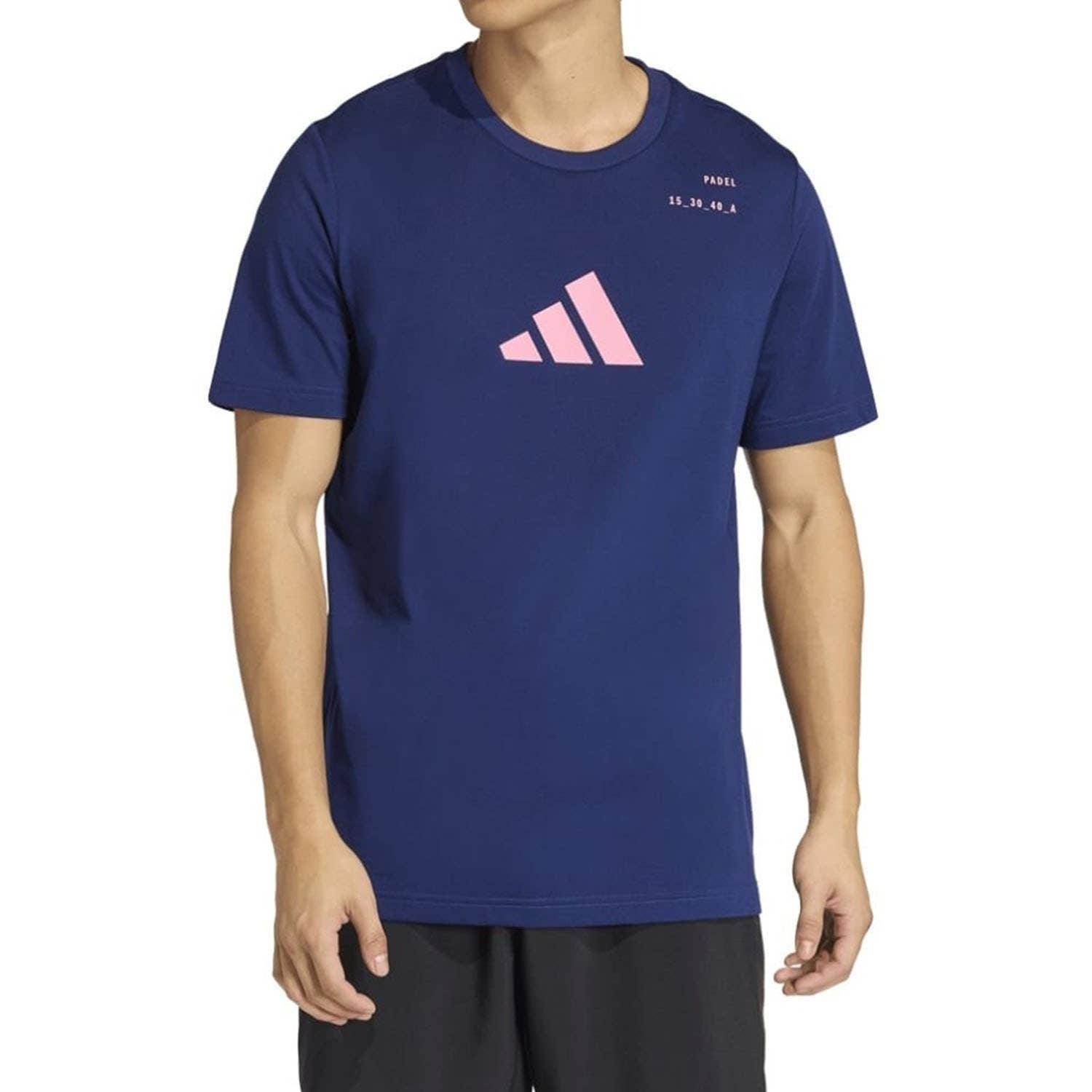 CAMISETA ADIDAS GRAPHIC PADEL CATEGORY AZUL OSCURO