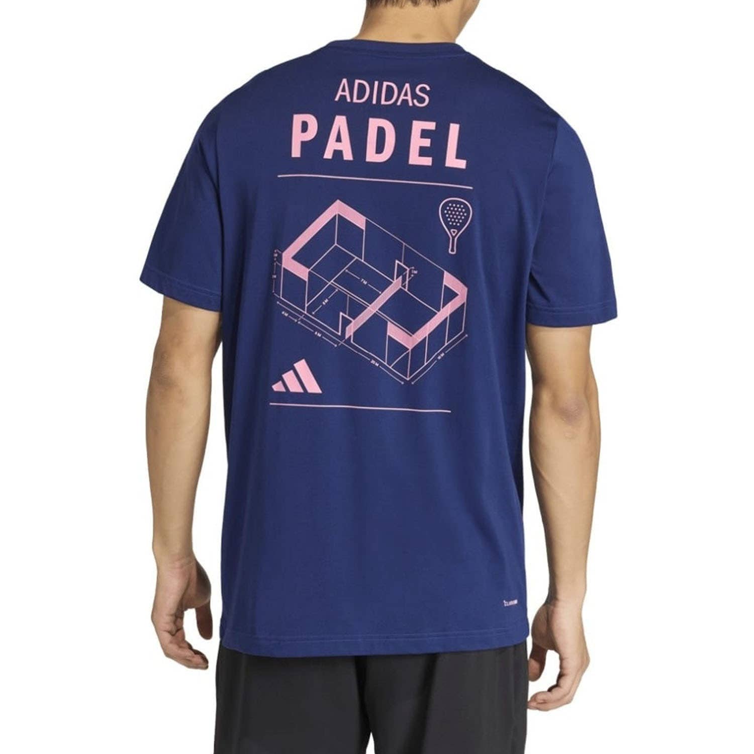 CAMISETA ADIDAS GRAPHIC PADEL CATEGORY AZUL OSCURO