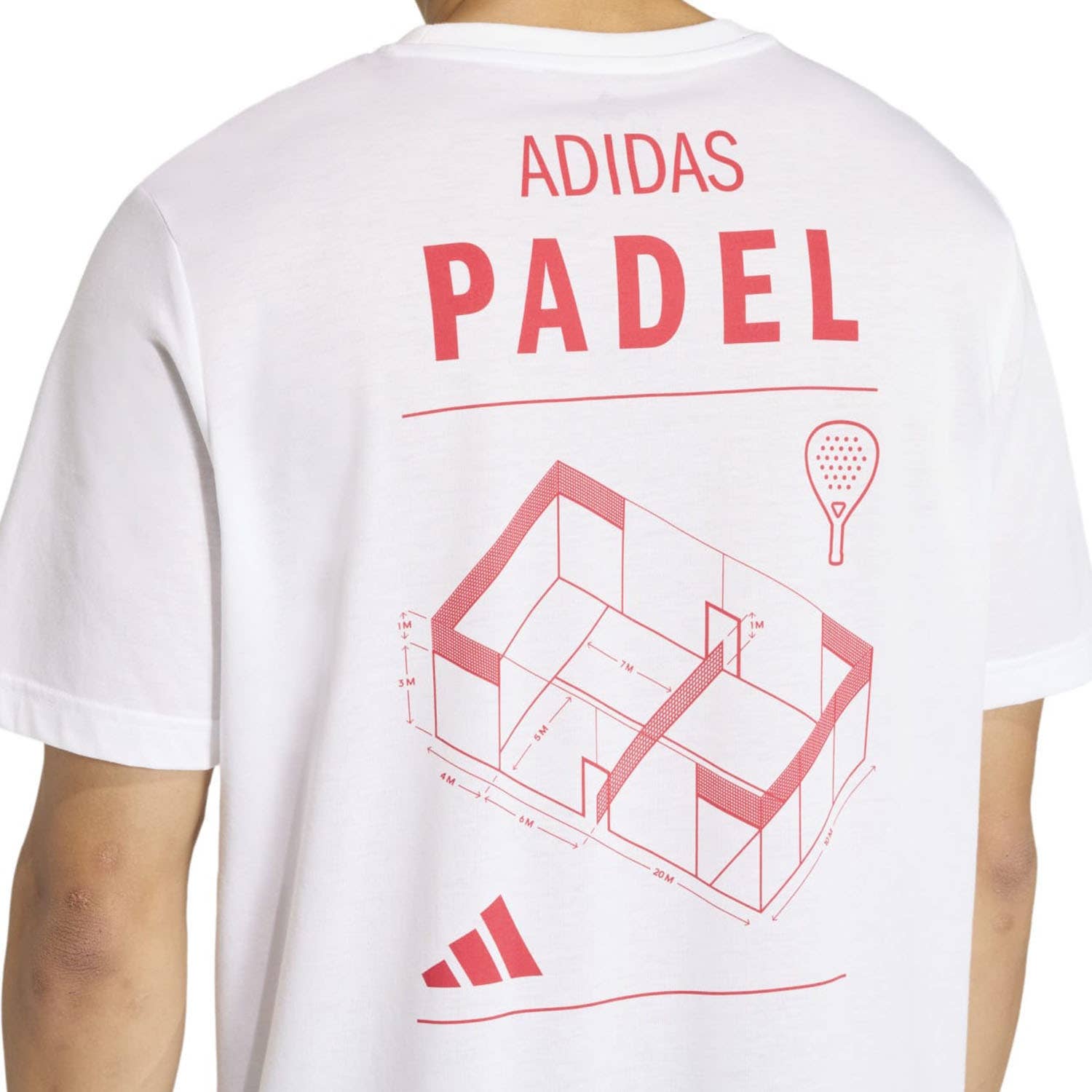 CAMISETA ADIDAS GRAPHIC PADEL CATEGORY BLANCO/ESTAMPADO