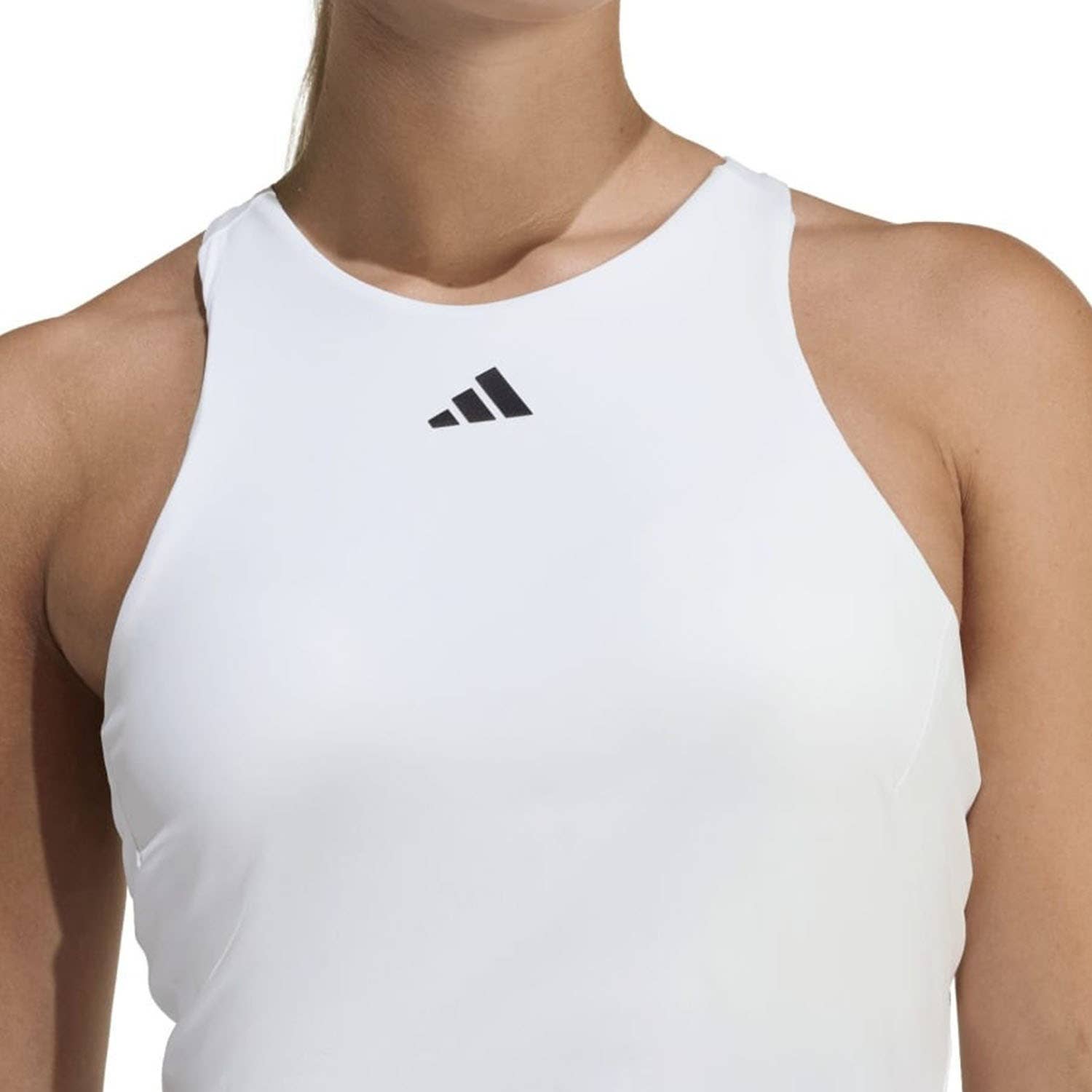 CAMISETA ADIDAS Y MUJER BLANCA/GRIS
