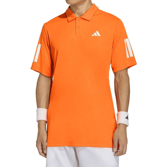 POLO ADIDAS CLUB 3 STRIPES NARANJA