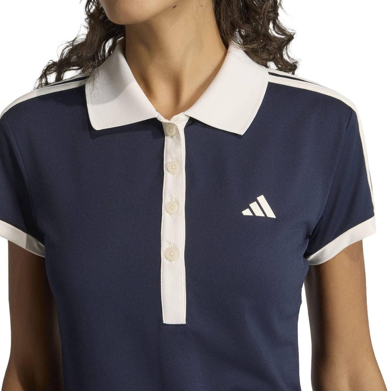 POLO ADIDAS HERITAGE MUJER AZUL