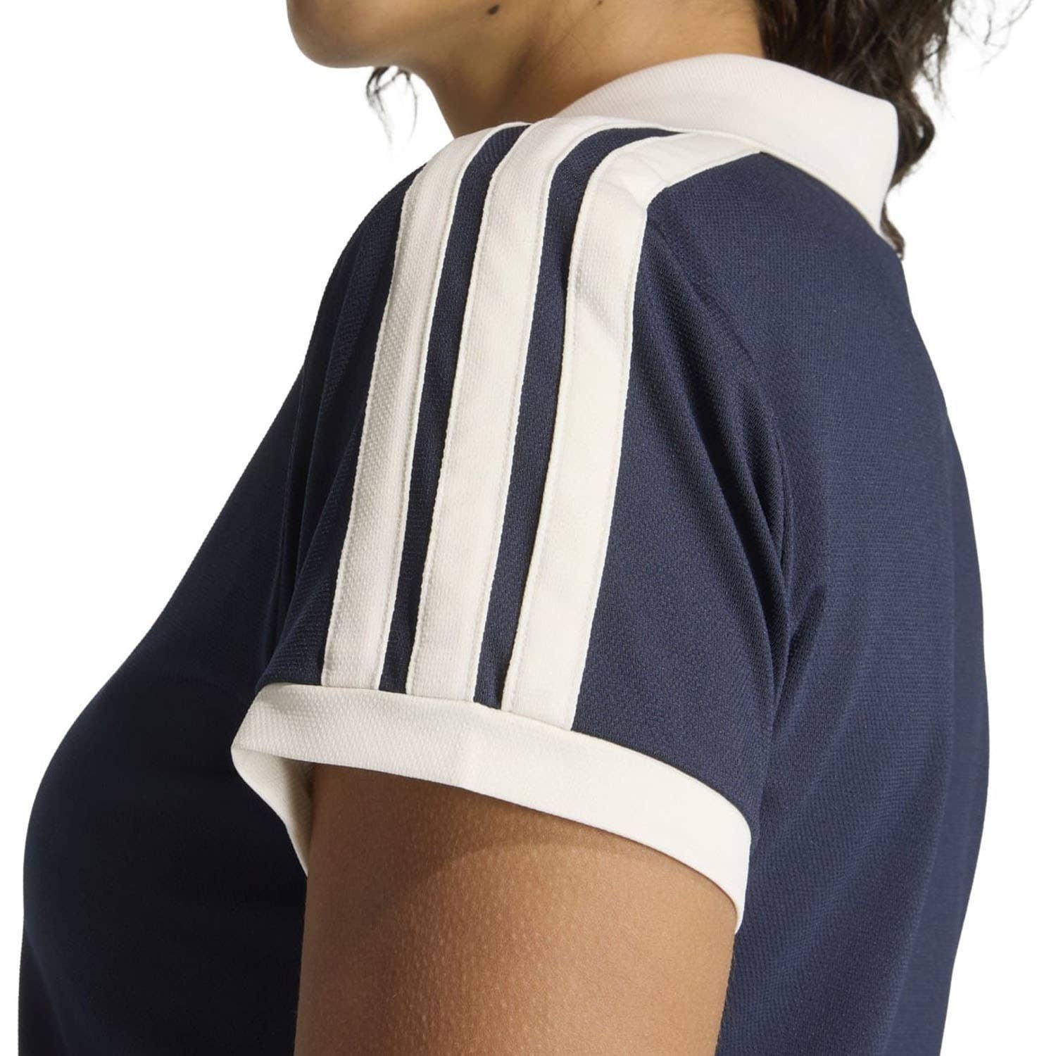 POLO ADIDAS HERITAGE MUJER AZUL