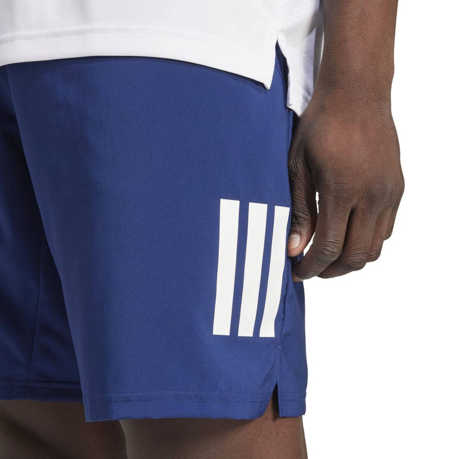 SHORT ADIDAS CLUB 9 INCH 3 STRIPES AZUL
