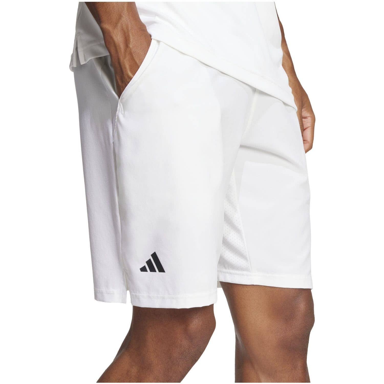 SHORT ADIDAS CLUB 9 INCH SW BLANCA/GRIS