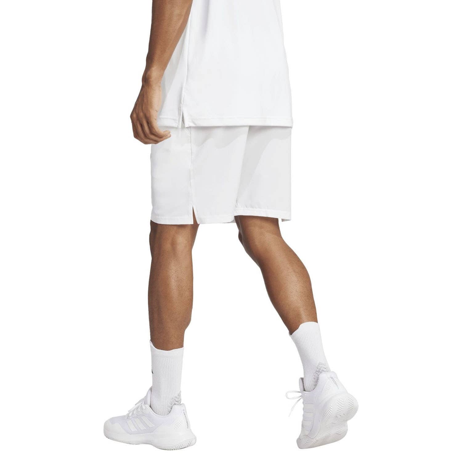 SHORT ADIDAS CLUB 9 INCH SW BLANCA/GRIS