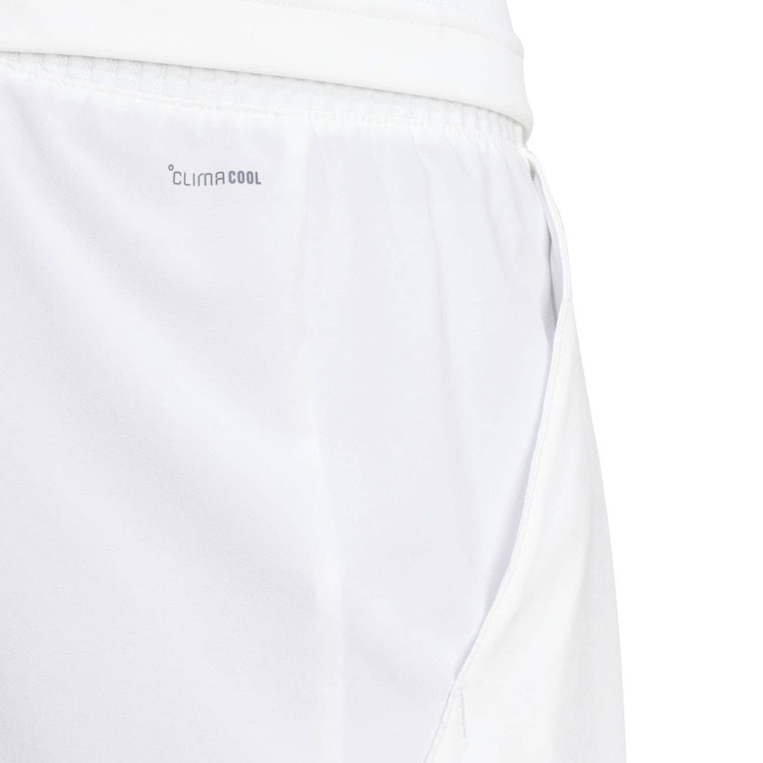 SHORT ADIDAS CLUB 9 INCH SW BLANCA/GRIS