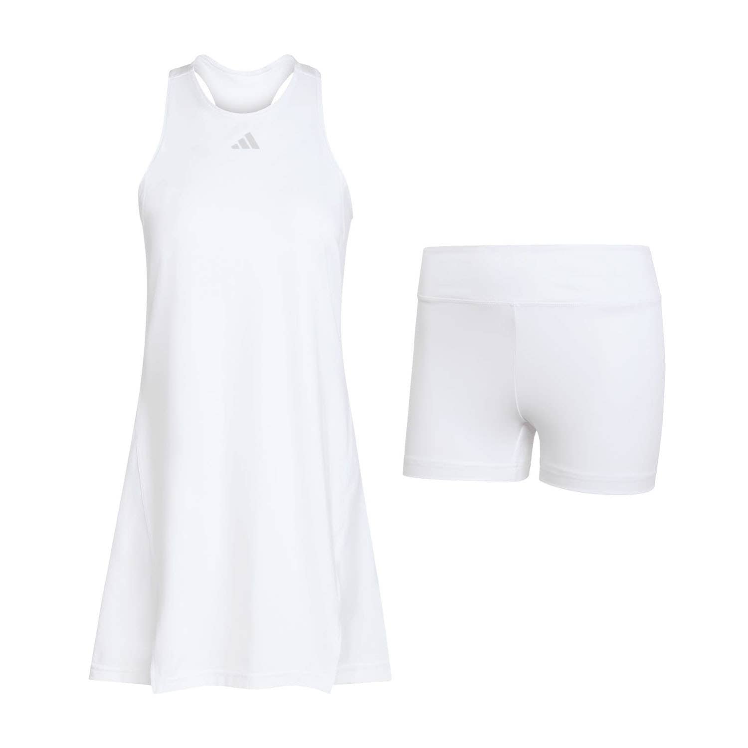 VESTIDO ADIDAS CLUB MUJER WHITE/GREY