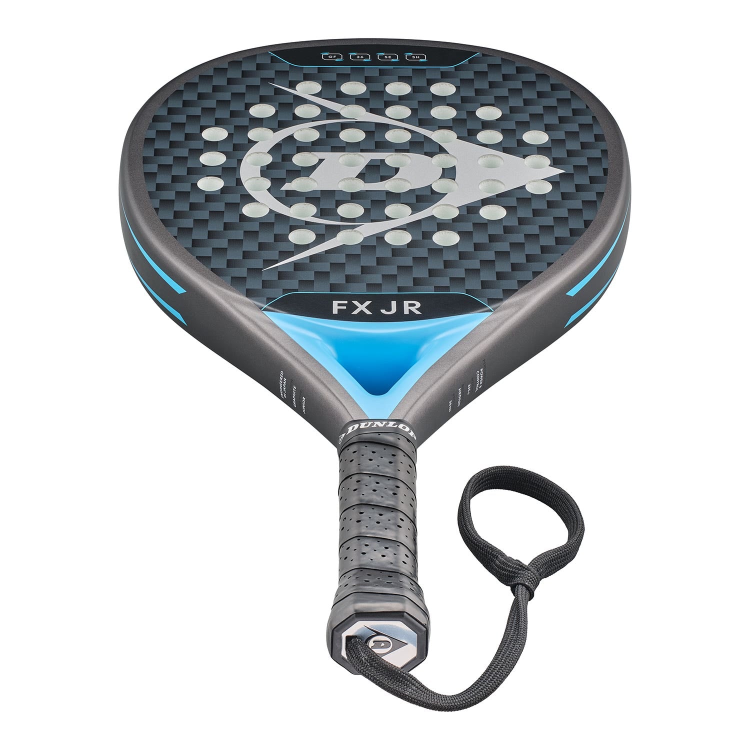 DUNLOP FX JUNIOR GUN METAL/CYAN/METALLIC SILVER