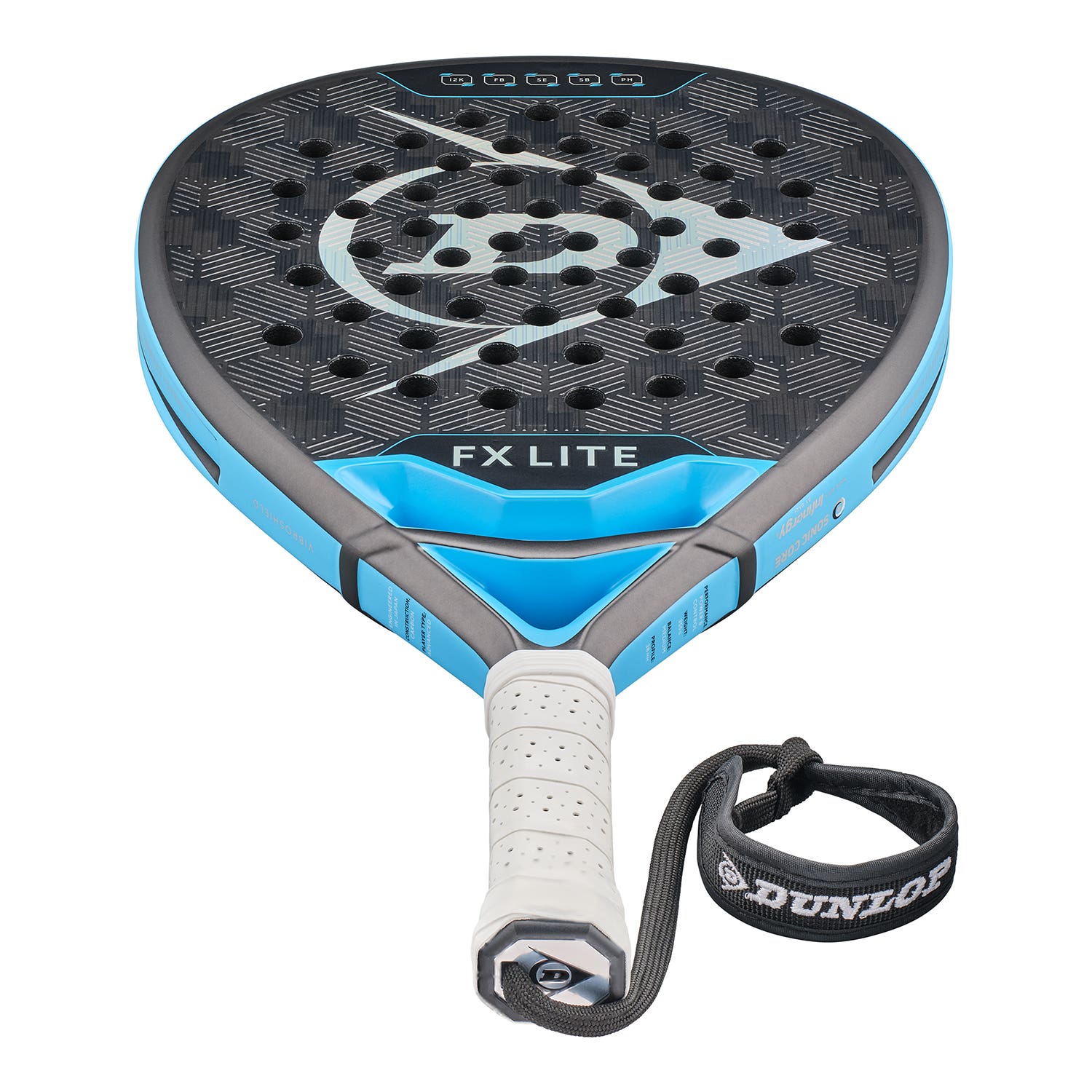 DUNLOP FX LITE GUN METAL/CYAN/METALLIC SILVER