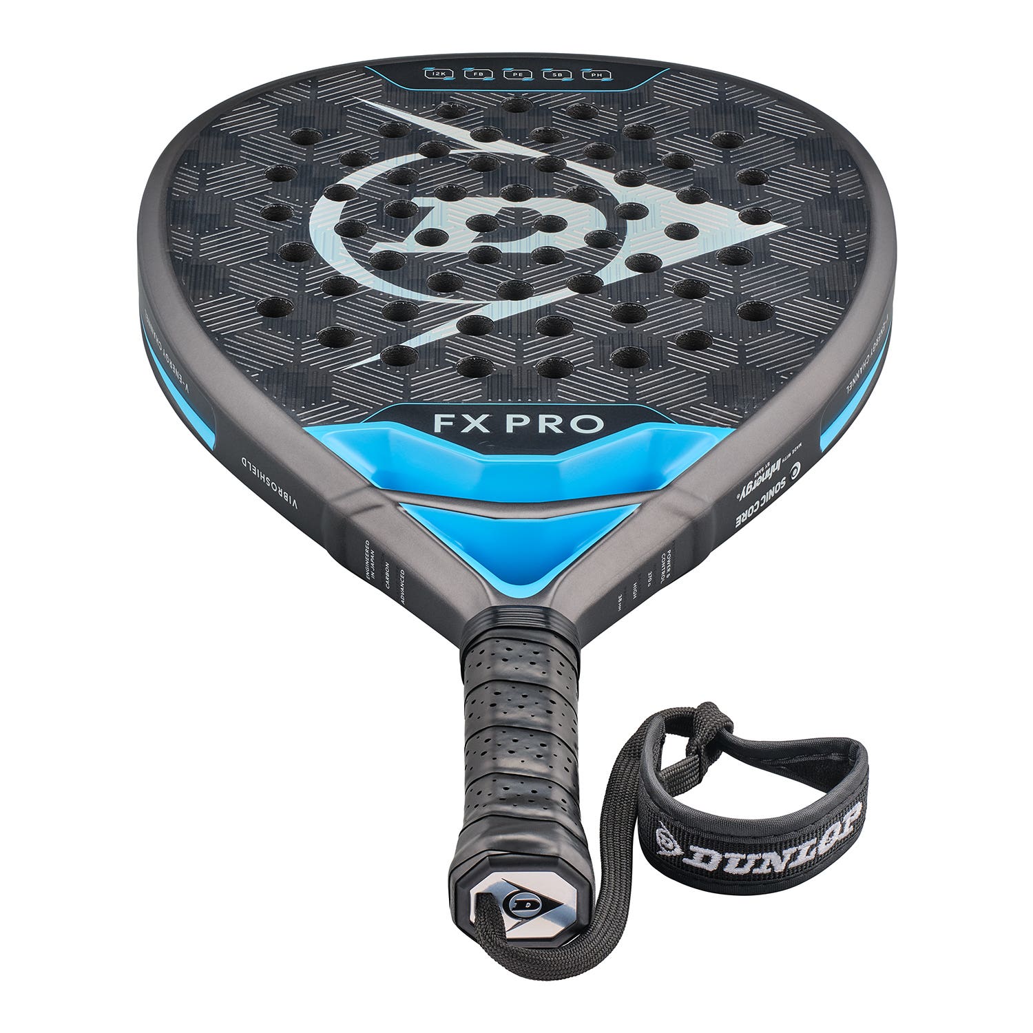DUNLOP FX PRO GUN METAL/CYAN/METALLIC SILVER