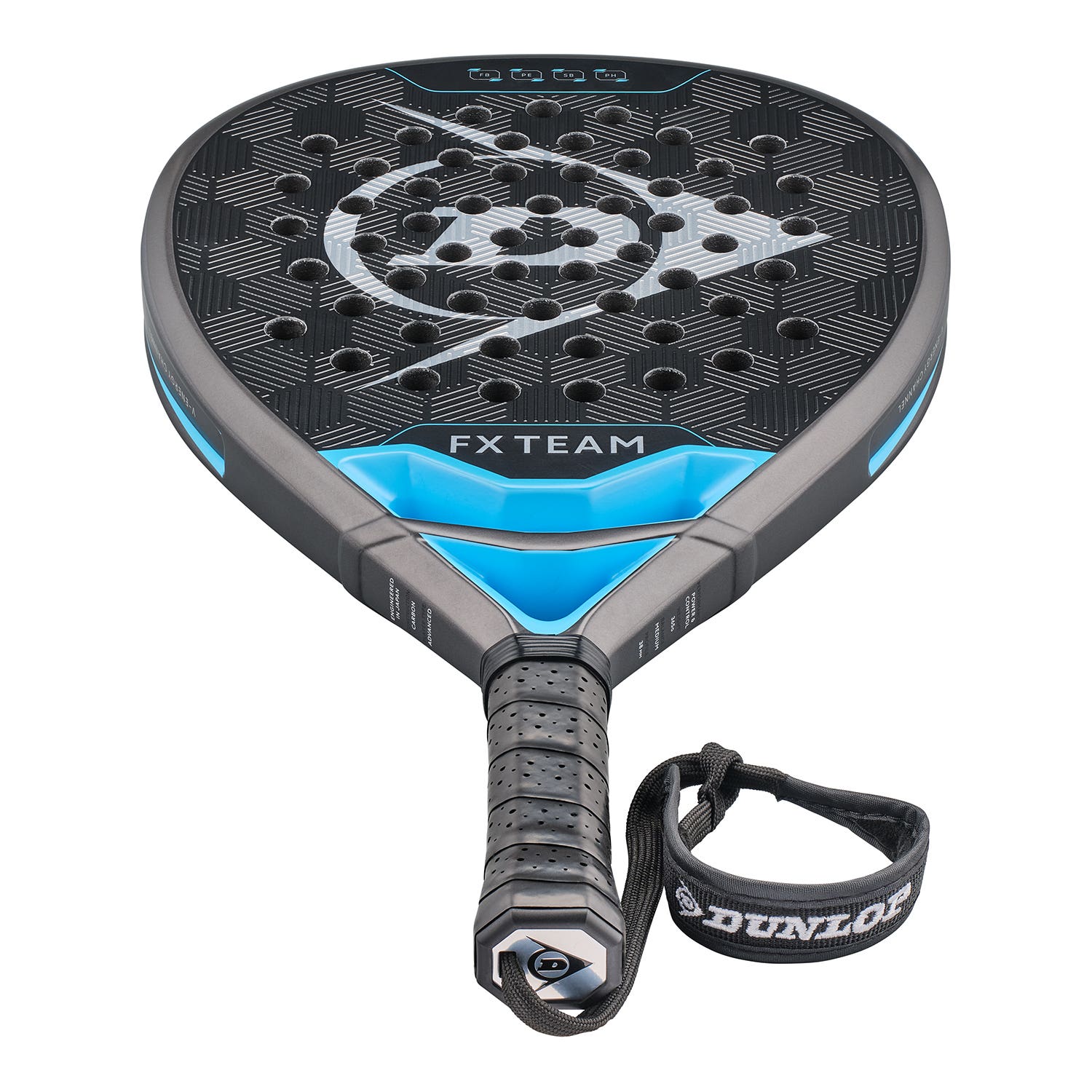 DUNLOP FX TEAM GUN METAL/CYAN/METALLIC SILVER