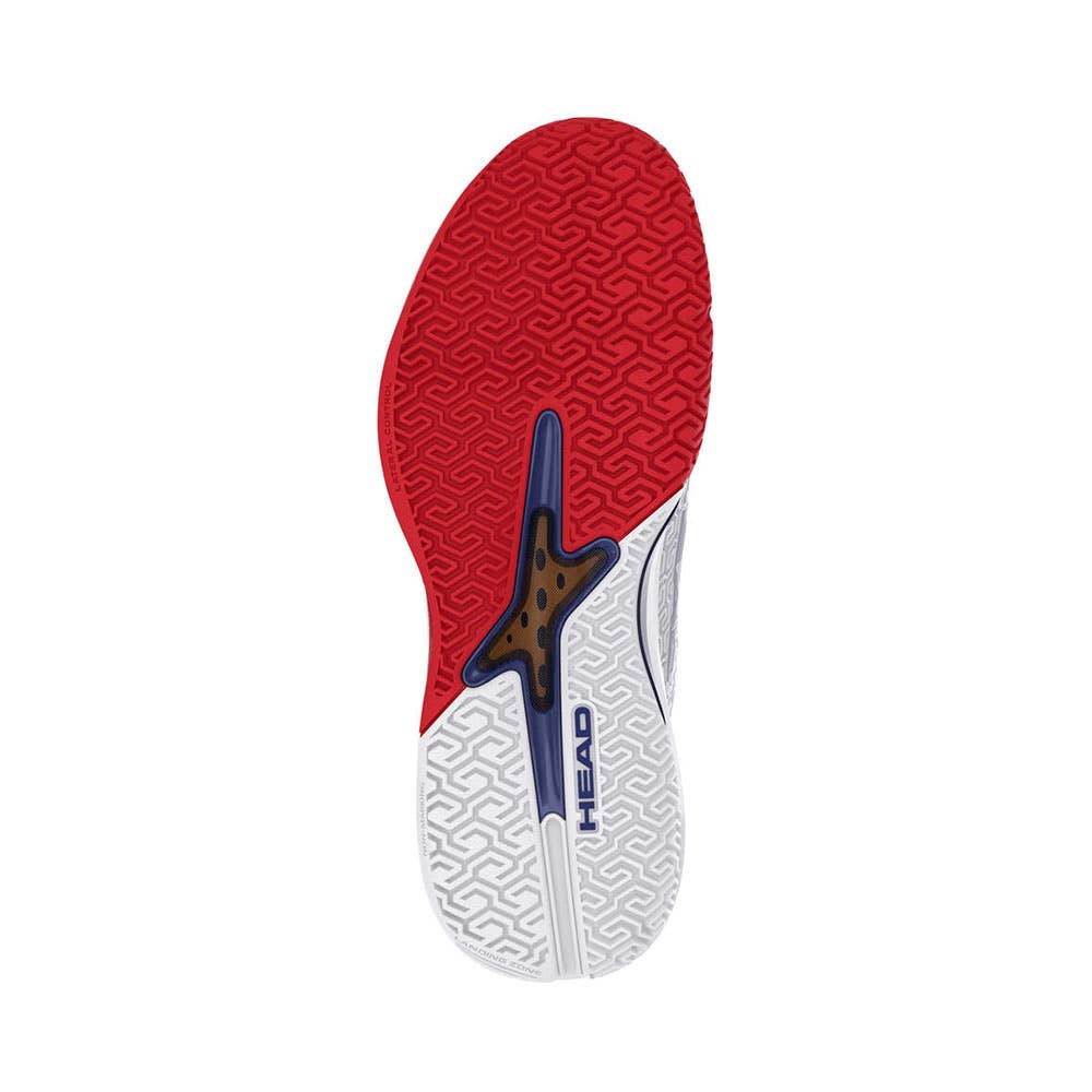 HEAD REVOLT PRO 5.0 BLANCO/AZUL MARINO/ROJO 273266