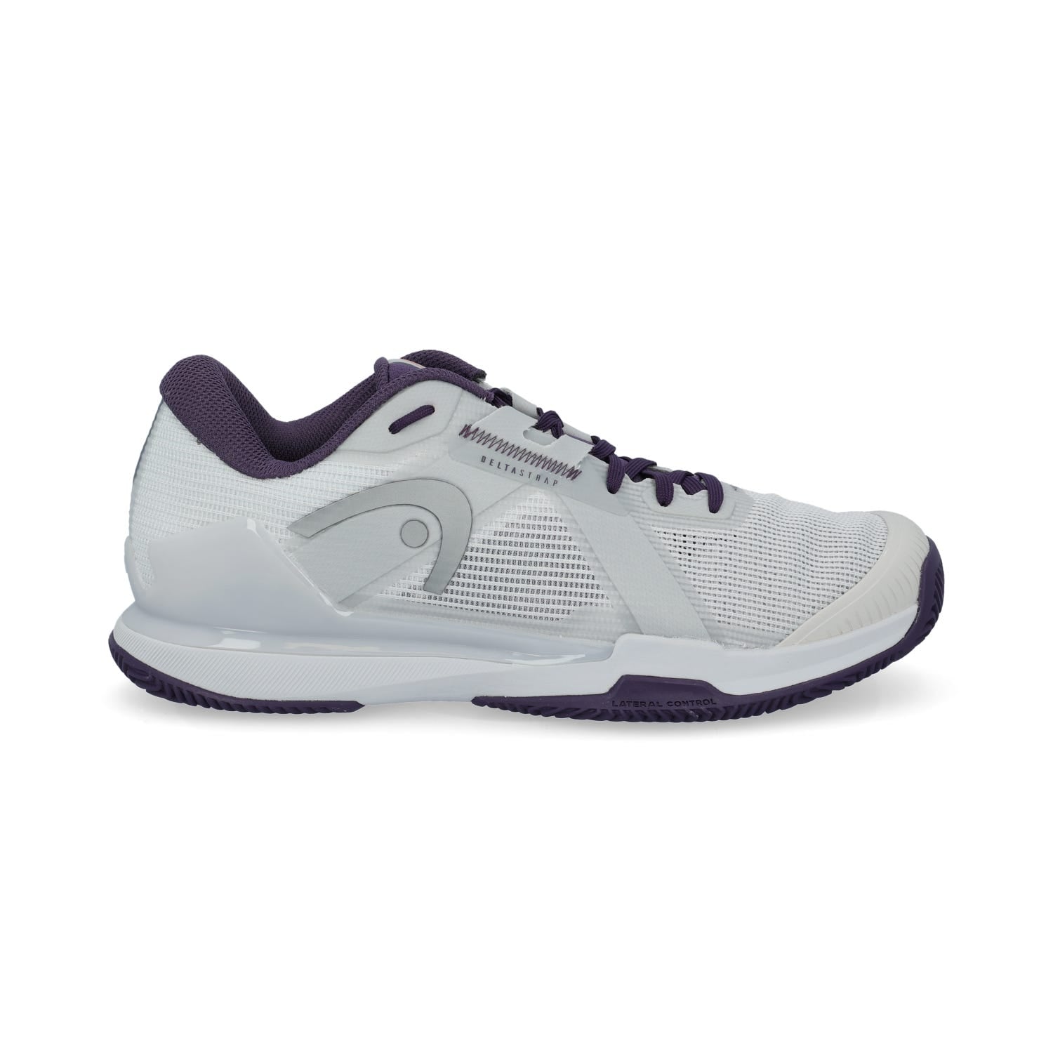 HEAD SPRINT PRO 4.0 CLAY GRIS CLARO/VIOLETA 273176