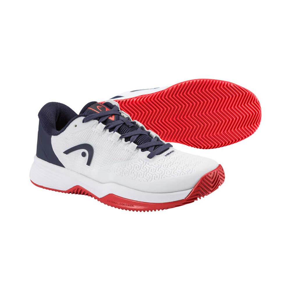 HEAD REVOLT PRO 5.0 CLAY BLANCO/AZUL MARINO 275276
