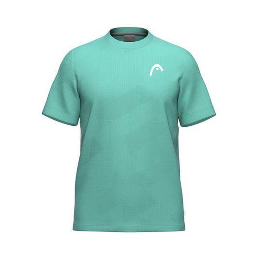 CAMISETA HEAD PRO AZUL TURQUESA