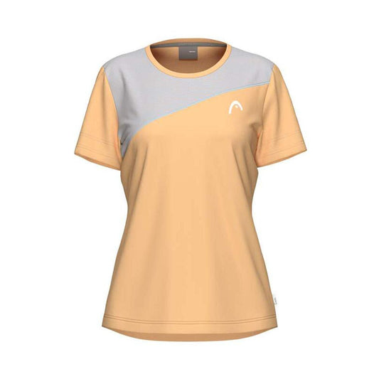 CAMISETA HEAD TIE-BREAK MUJER AMARILLO