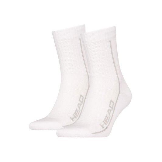 PAR DE 2 CALCETINES CORTOS HEAD PERFORMANCE CREW BLANCO