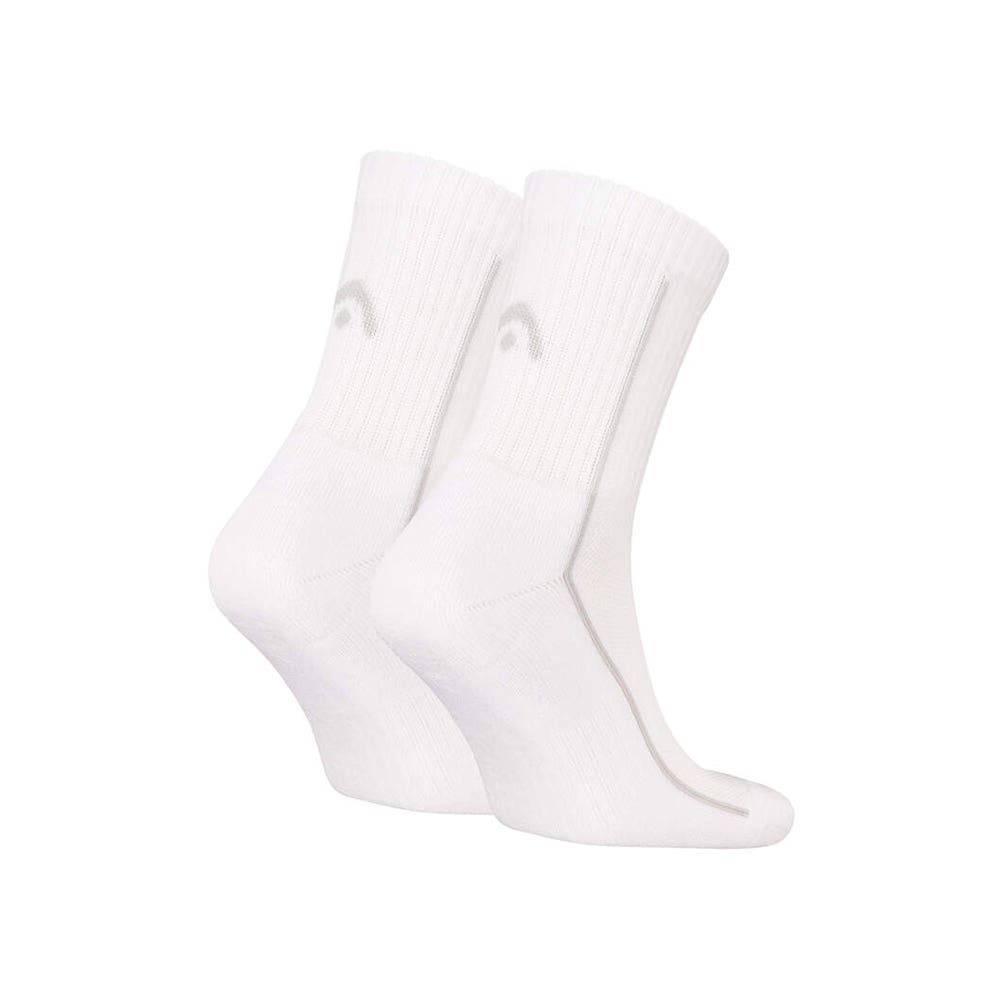 PAR DE 2 CALCETINES CORTOS HEAD PERFORMANCE CREW BLANCO
