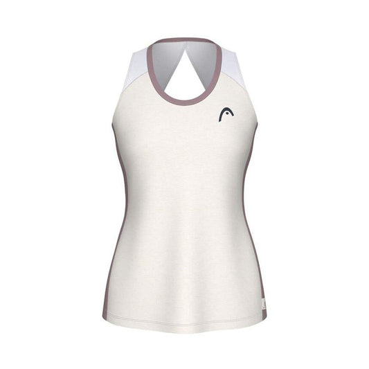 CAMISETA HEAD PETITE PLAY TECH MUJER BLANCO