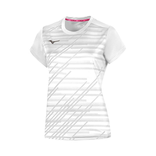 CAMISETA MIZUNO TEAM CHIBA MUJER BLANCO