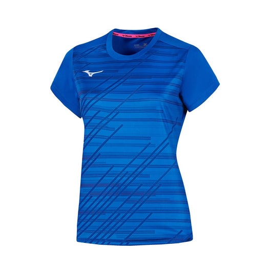 CAMISETA MIZUNO TEAM CHIBA MUJER ROYAL