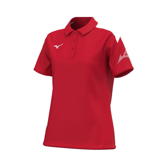 POLO MIZUNO TEAM RB MUJER ROJO